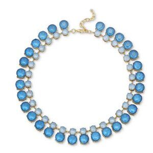 On 34th Gold-Tone Color Crystal & Stone All-Around Collar Necklace NWT